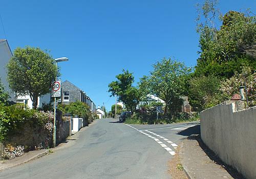 Photo Gallery Image - Diptford Cross looking up Totnes Road