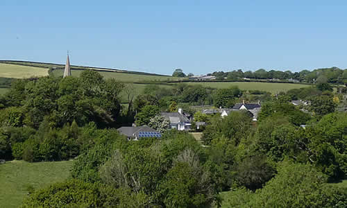 Views over Diptford